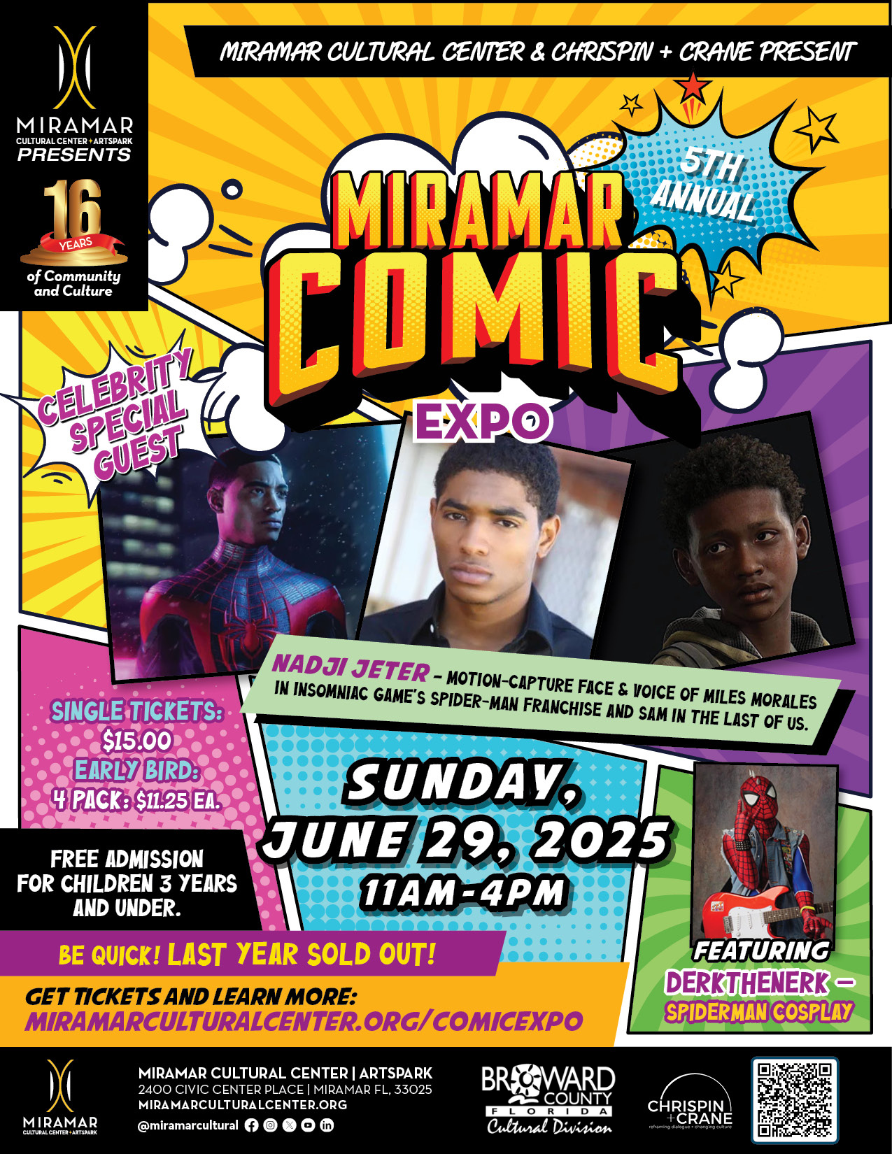 Comic expo flyer