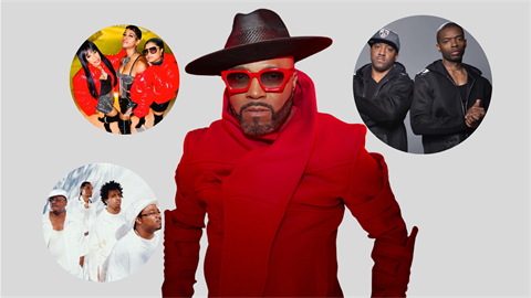 Photo of Teddy Riley and Friends - Kut Klose, Wreckx n effect, Shai